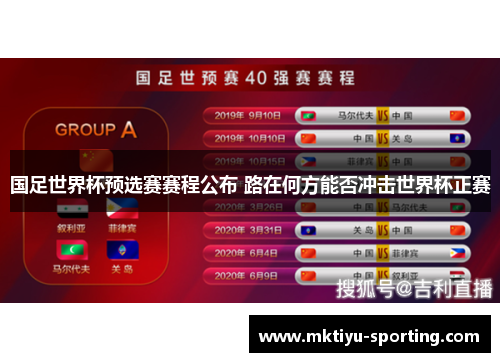 国足世界杯预选赛赛程公布 路在何方能否冲击世界杯正赛